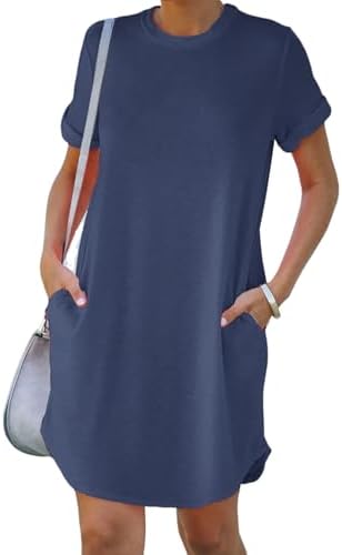 The YEXIPO Casual Cotton-Blend T-Shirt Dress