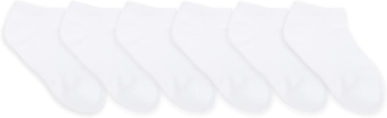 Robeez Children/Youth No Show Cotton Rich Socks for Everyday Wear, 6-Pack, Girls, Boys, Unisex, 1-6 Years