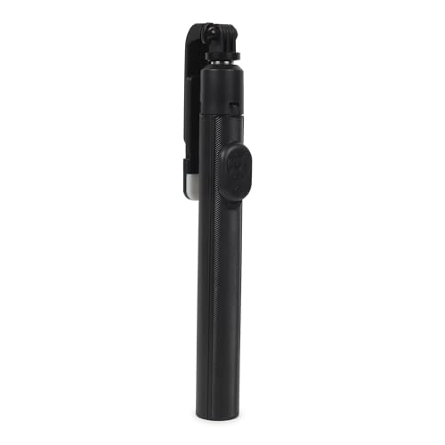 Image of Prolet 170cm Selfie Stick with Tripod, Bluetooth Selfie Stick Tripod, 170CM / 67inch Extra Long Selfie StickTripod Remote Control (Black, Remote Included, with Light)-Black