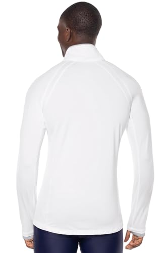 Coolibar UPF 50+ Men's Ultimate Half-Zip Rash Guard - Sun Protective2