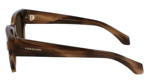 FERRAGAMO Sunglasses SF 2010 S 319 Striped Khaki3