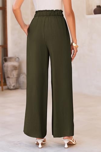Image of PRETTYGARDEN Women's Palazzo Wide Leg Work Dress Pants