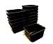 The ROP Shop | 12-Pack - Black Cage Cup Made of Flexible Plastic Prevent Freezing & Breaking