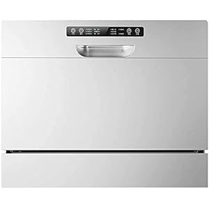 Kitchen1250W tafelmodel vaatwassers Automatische aanrecht vaatwasser 5 programma’s, met 6 couverts, keuken ingebouwde…