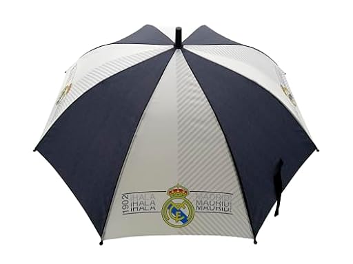 CYPBRANDS - Real Madrid- Paraguas, Sombrilla infantil, Diámetro 54 cm, Automático, Multicolor, Producto Oficial | Ya disponible en tu tienda friki favorita! En mundofriki.es! CYPBRANDS - Real Madrid- Paraguas, Sombrilla infantil, Diámetro 54 cm, Automático, Multicolor, Producto Oficial | Ya disponible en tu tienda friki favorita! En mundofriki.es!