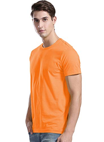 Image of ADRO Men's Cotton Solid Regular Fit T-Shirt