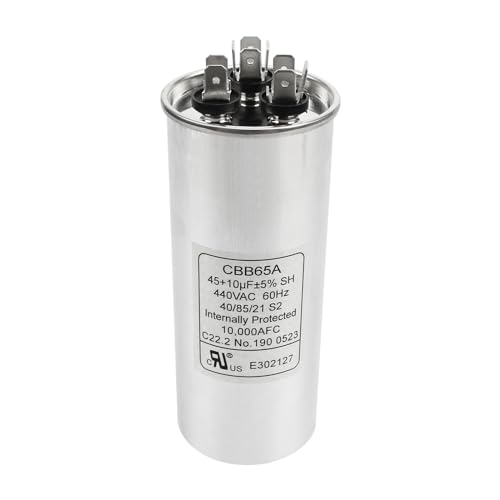 Condensateur de démarrage double capacité 45/10 MFD pour climatiseur de caravane