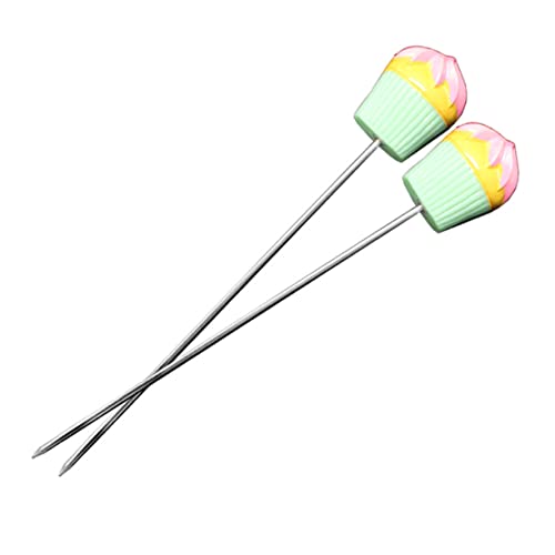 BESTonZON Cookie Cake Tester Baking Tools Cake Needle Biscuit Needle Cake Tester Baking Tool Optional Green Frosting Cake Tester