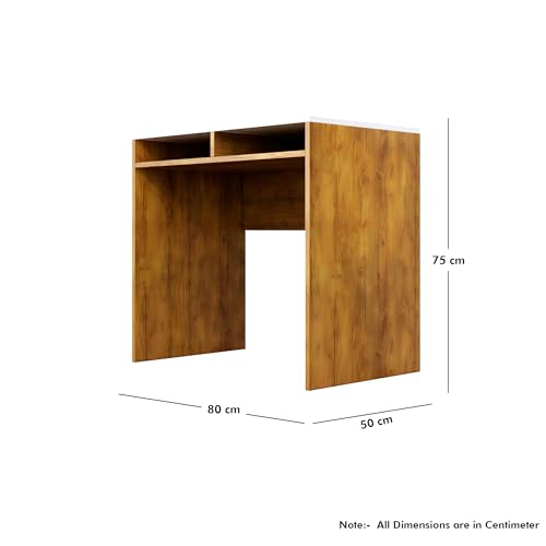 Image of Bniture Wooden Study Table for Home | Engineered Wood Laptop Study Table | Multi Purpose Office Desk for Laptop, Computer, Writing | Table for Study, Workstation Home, Giant Wood & Frosty White