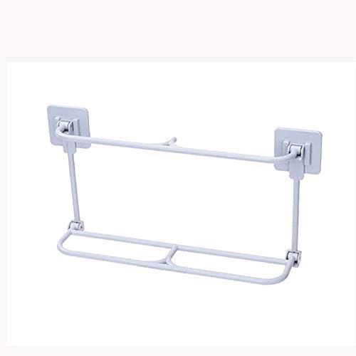 Wall Mounted Shoe Rack Foldable Shoes Hanger Slippers Drain Storage Rack Shelf Shoe Hanging Holder Bathroom Bedroom Organize (Color : A) (B)