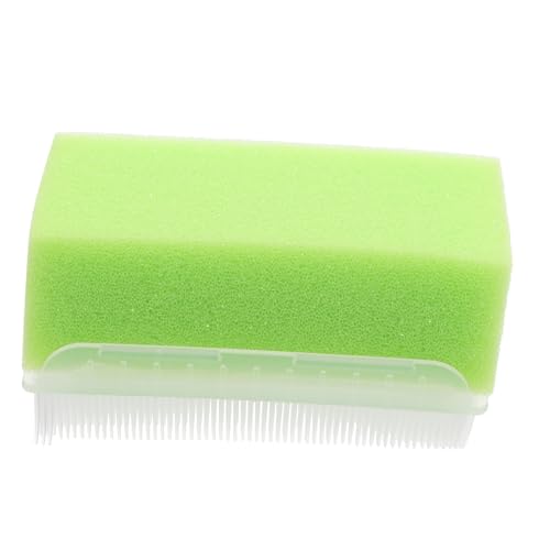 FIXOSHEE Cepillo Sensorial Multifunción para Baño y Masaje Infantil Verde Ergonómico y Reutilizable para Exfoliación Suave y Uso Diario Edades