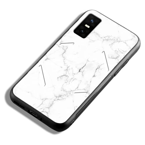 Image of COLORflow Back Cover Compatible with Infinix GT 30 Pro 5G | White Marble | Shockproof TPU Bumper Cover with Camera Protection Back Cover Compatible with Infinix GT 30 Pro 5G