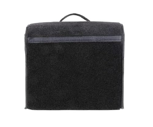 BLACK+DECKER Kofferraum Organizer - 29 x 15 x 30 CM - Mit Klettverschluss - Griff - Schwarz