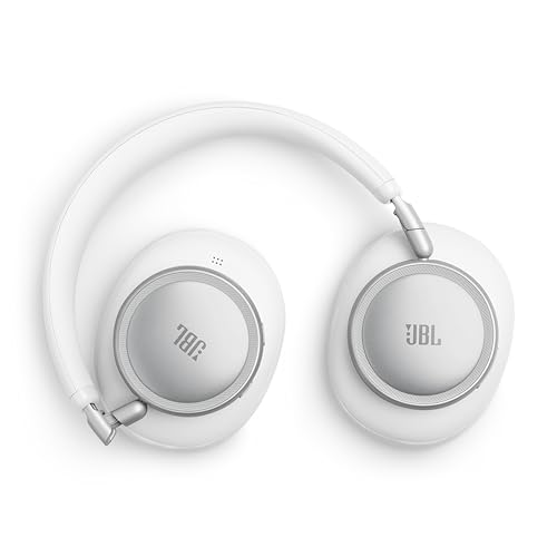 Image of JBL Live 780NC - Wireless Over-Ear True Adaptive Noise Cancelling Headphones, JBL Signature Sound with Hi-Res Audio, 2-mic Perfect Calls 2.0 with AI-Trained Algorithm, & Personi-Fi 3.0 (White)