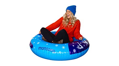 image for monsoon [Glider] Luxury Snow Tube for Sledding Heavy Duty Sleds with H
