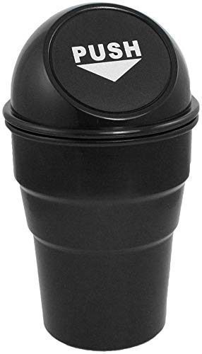 hyndrix Car Trash Can Garbage Mini Dustbin | Car Storage Bucket Trash Box | Car Dust Case Holder Bin | Car Ashtray Cup Coin Holder for Home (Multi Colour, Standard Size)