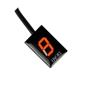 GUICFRF Motorrad Ganganzeige 1-6 Level Geschwindigkeitsanzeige