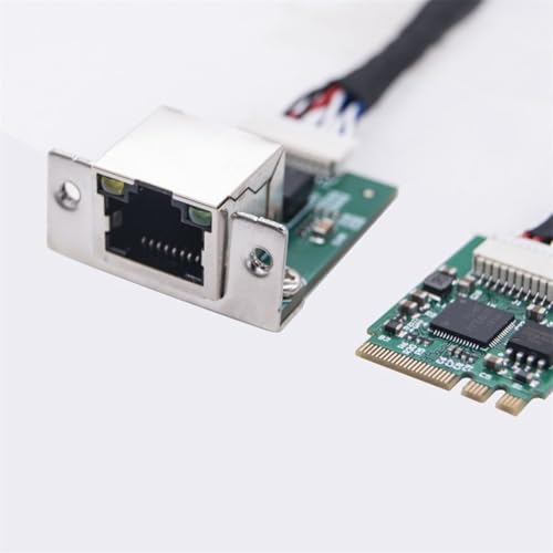 Tarjeta de Red Industrial Control Server M.2 A+ E 2.5GbE I226-V Adaptador Ethernet Multi-Gig 2.5G/1G/100M NGFF 2230 miniatura 6