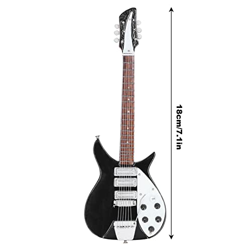 Dollhouse Guitar, 1: 6 Scale Guitar Toy Miniature Paint Treatment Vivid Attractive for Decorations for Gift - Les Beatles, Paul McCartney, John Lennon, RIngo Starr, George Harrison Dollhouse Guitar, 1: 6 Scale Guitar Toy Miniature Paint Treatment Vivid Attractive for Decorations for Gift – Image 8