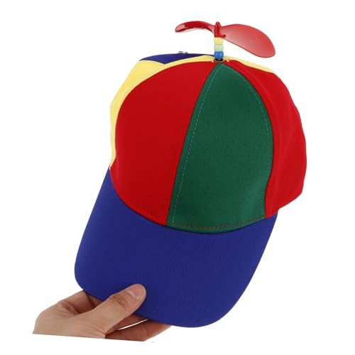 Detachable Propeller Baseball Cap Uv for Adults and Boys and Girls Removable Helicopter Hat for Activities Stylish Sun Hat for Boys and Girls Multi3