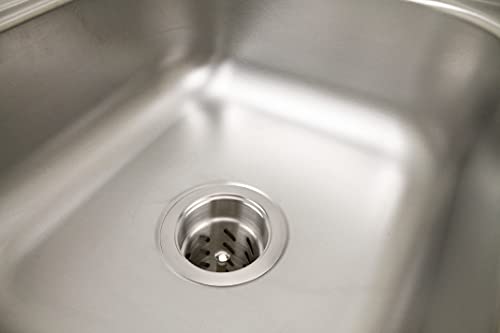Colador de fregadero profundo de cocina Keeney K1435 acero inoxidable miniatura 7