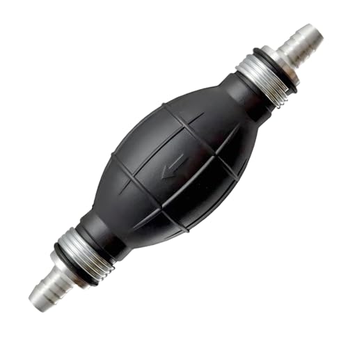 Qonsy 5/16 IN 8mm Fuel Line Hand Primer Bulb for Marine Boat RVs Car Motorcycle Engine Fuel Tank