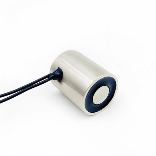 Aimant électrique 12v 24v DC cylindrique H2025 de 20mm et 35N - 6