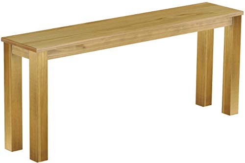 Barbank 180 cm Rio Classico Brasil Pinie Massivholz Hochbank Konsolentisch Holzbank - Größe und Farbe wählbar Brasilmöbel Cover