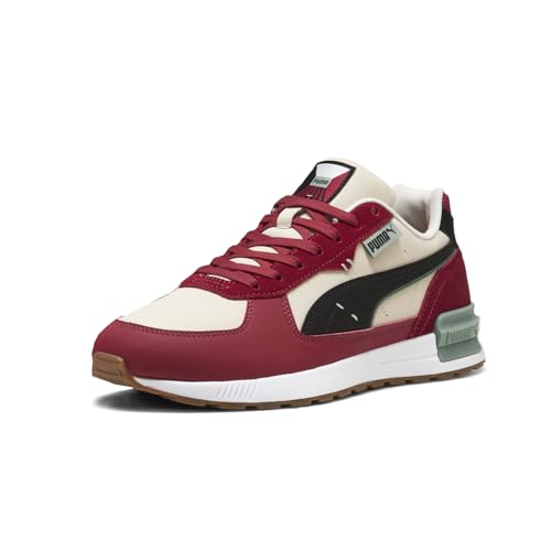 PUMA Mens Graviton Greenside Lace Up Sneakers Shoes Casual - Red2