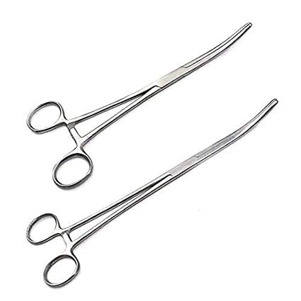 FORGESY 2pc Set Curved Hemostat CLAMP Locking Clamps Stainless steel (B08N1BJNJY) Amazon Price History, Amazon Price Tracker
