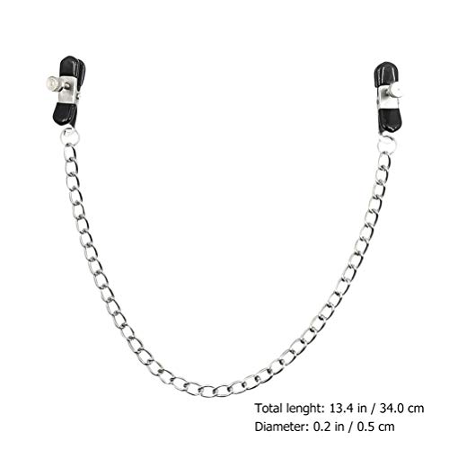 ARTIBETTER Grampo de Mamilo de Mama Clipe de Corrente Longa Brinquedos de Estimulação de Mama Soltei