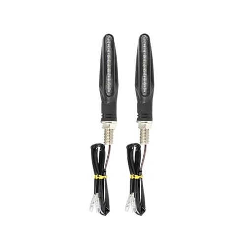 Feu stop arriere moto LED ambre clignotant universel regler les problemes de visibilite