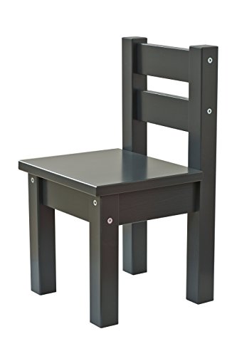 Hoppekids MDF MADS Silla de Acampada para niños, Madera, Antracita Gris