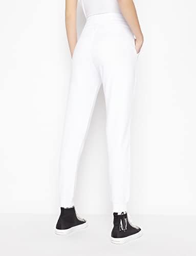Vista 7 de Armani Exchange Womens Drawstring Logo Studs Terry Jogger Pant