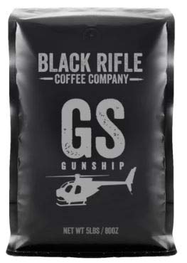 Black Rifle Coffee Company AK Espresso, 5 lb Bag, Whole Bean Coffee Medium Roast - Roasted Blend Made from Arabica Beans - Colombian & Brazilian Beans - Veteran Founded & American Made