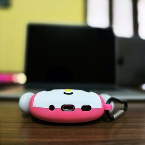 Image of YODI Case Cover for Airpods Pro|Pro 2|Airpods Pro 3|Airpods 4 Pouch, Silicone Cases with Cleaner Kit 360 Drop Protection,Shock-Resistant ([Headphone - Pink Kitty ], Airpods Pro /Pro 2)