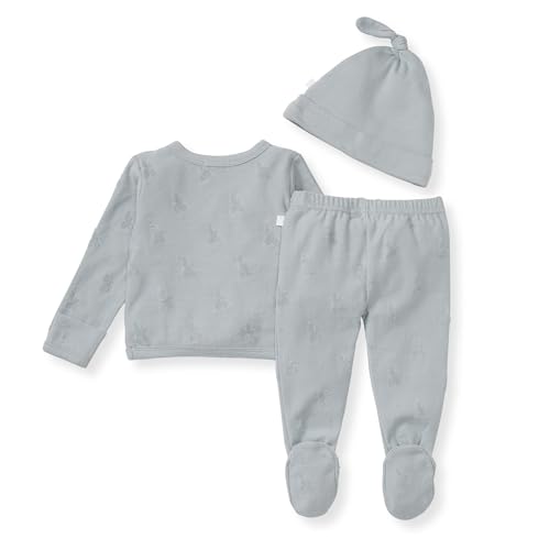 Burt's Bees Baby baby-girls Unisex Baby Take Me Home Set, 3-piece Top, Pant, and Hat Bundle2