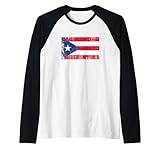 Photo Gallery vintage banner fan puerto rico bandiera retro maglia con maniche raglan Photo Gallery vintage banner fan puerto rico bandiera retro maglia con maniche raglan
