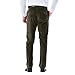 Haggar Men’s Premium Stretch Corduroy Classic Fit Pant Military Green 44W x 32L