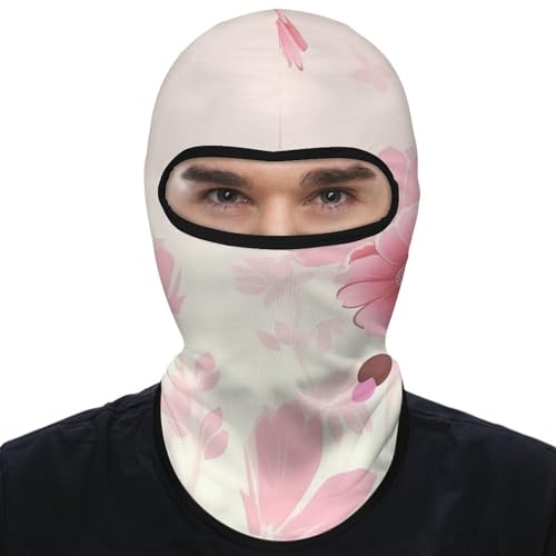 Máscara facial de pasamontaña con estampado floral para hombres y mujeres, protección solar, transpirable, cubre todo el cuerpo para senderismo, ciclismo, running y conducción miniatura 1