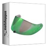 scorpion visiera casco exo-r1 evo ii carbon air kdf-16-1 specchiato verde mototopgun 59-526-75