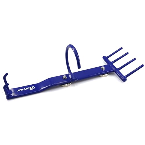 66 Lbs Pull Air Tool Holder, Pneumatic Magnetic Power Tool Holder with Air Hose Hook and Pegs for Impact Sockets, Air Tool Organizer for Tire Service, Blue