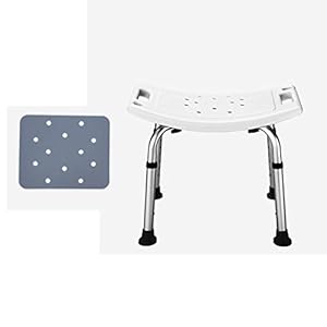 Douchestoel voor senioren Bad douchebankjes In hoogte verstelbare douchestoel Douche Douche Hulpmiddel Volwassenen en gehandicapten met arm en rugleuning douchekruk 150 kg,A small suction cup