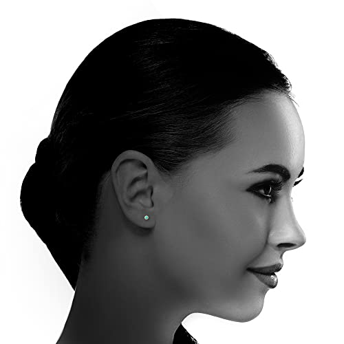 18K Gold Plated Sterling Silver Stud Earrings for Women - Made of Real Sterling Silver - 18K Gold Plated - Available Across Various Shapes and Designs 6