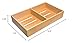 Prestige Import Group - Universal Spanish Cedar Tray with 1 Adjustable Divider for Storage or Cigars - Size: 12.5