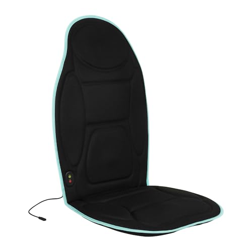 Medivon - Siège Massant Dos Chauffant Sans fil - 4 Zones de Massage Vibrations et Chaleur Apaisante - Modèle MV-COSYMESHGO - Léger Ergonomique pour Bureau Maison Voiture