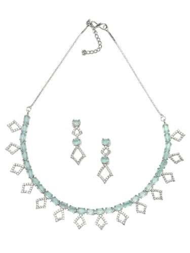 Juego de joyas de latón DMZ-2503 talla S el conjunto de rodio ideal para tus cenas