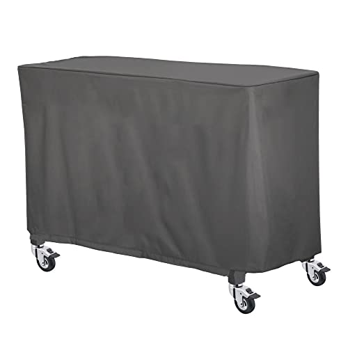 Green club Premium - Housse de Protection pour Chariot plancha Compatible Camping gaz, eno, krampouz, Le marquier, Planet, broilking, imperméable, Anti-UV (L 100 x l 60 x h 90 cm)