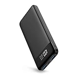 ✅【Batería externa de 10400mAh Ultra Capacidad 】 La alta capacidad de 10400 mAh de la cargador portátil permite cargar iPhone X 2.5 veces, iPhone 8 más 2.7 veces, iPad mini 1.2 veces, Samsung Galaxy S8 2.5 veces.También puede llevarlo en el avión.