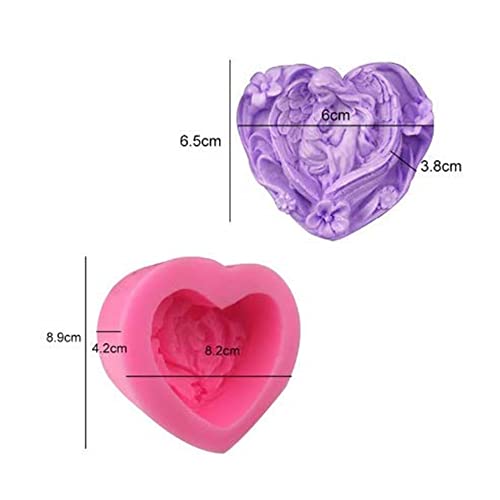 Greatmold Baby Angel In Arms Silicone Soap Mold 3D Handmade Craft Mould Silicone Molds For Soaps (Baby Angel 1) #TOP5
